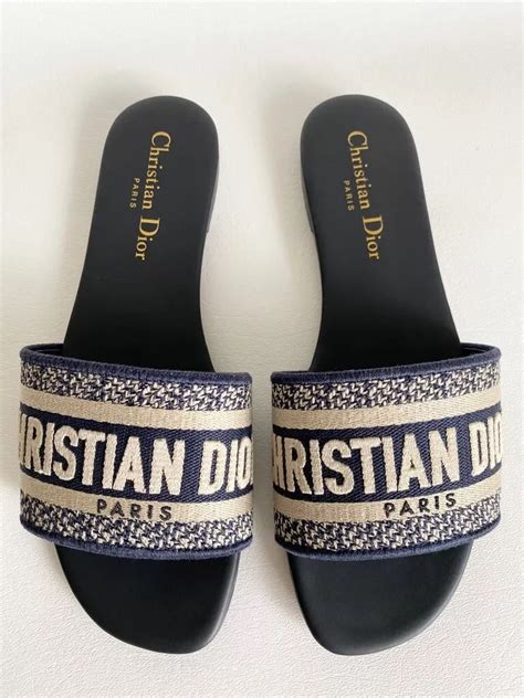 christian dior slippers original price|christian dior sandals with strap.